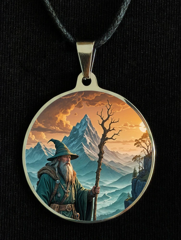 Medailon s čarodějem KRAKONOŠEM